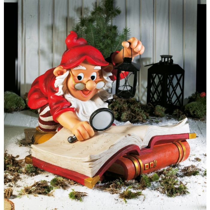 Skovnisse læser bog stor