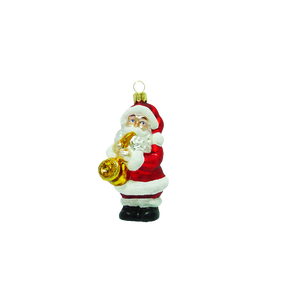 Julekugle Julemand med saxofon