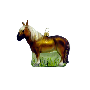 Julekugle Brun pony