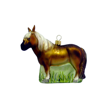 Julekugle Brun pony