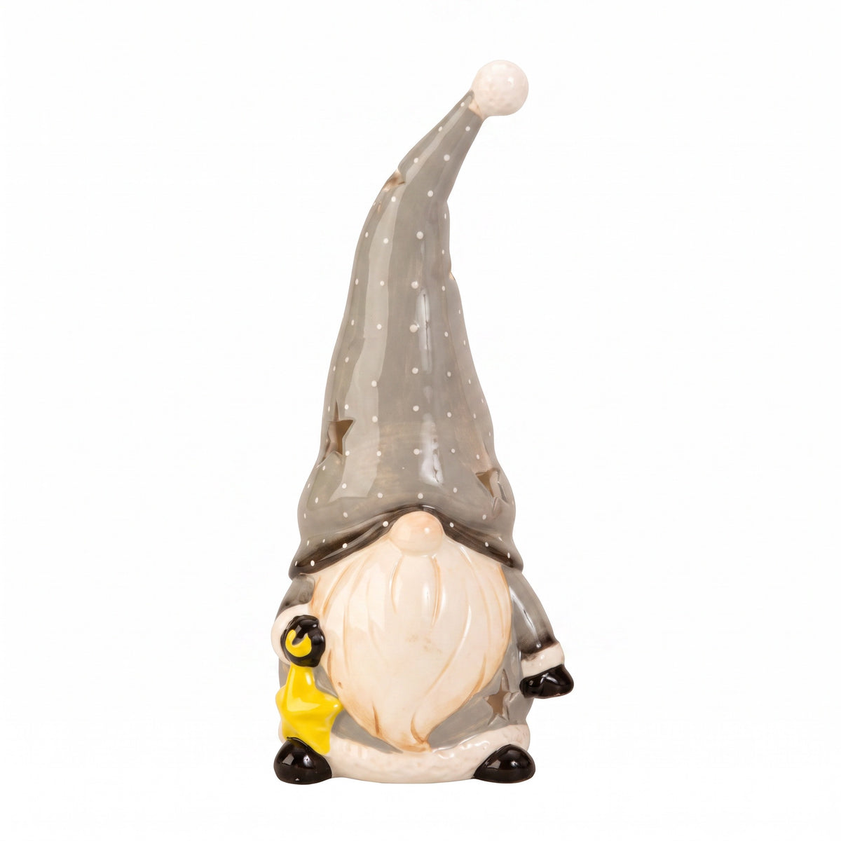 Colorful gnome tealight candle holder