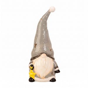 Colorful gnome tealight candle holder