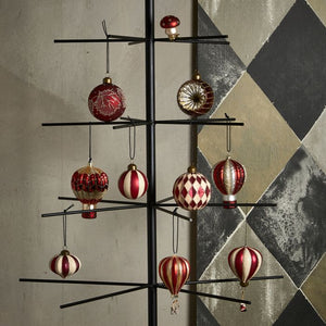 Julekugle harlekin eller perler