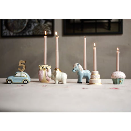 Lysestage til kertelys lagkage