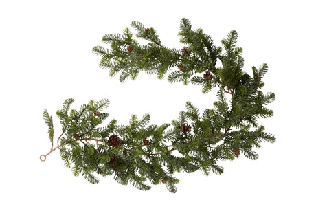 Fir garland with small cones, 132 cm long, from Speedtsberg