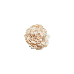 Blomsterhoved med klips pæon lys rosa