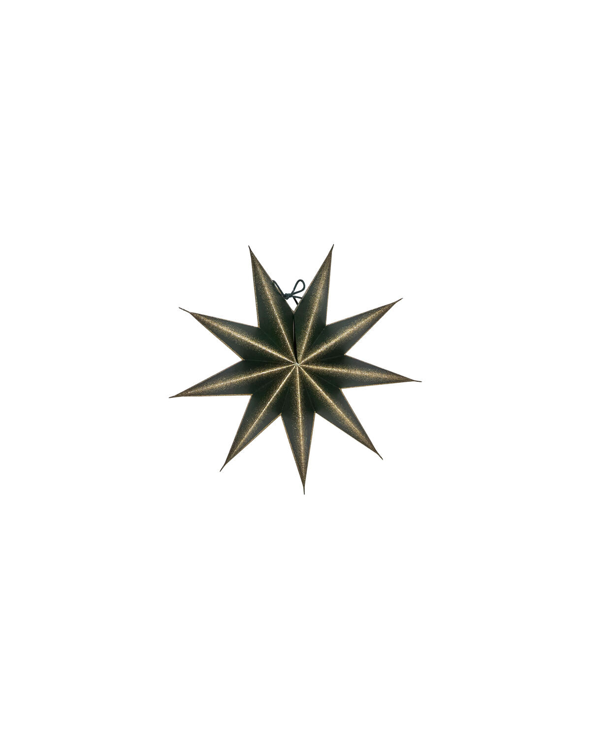 Dark green star, 30 cm diameter, from House Doctor
