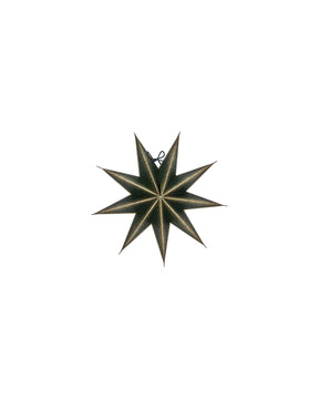 Dark green star, 30 cm diameter, from House Doctor
