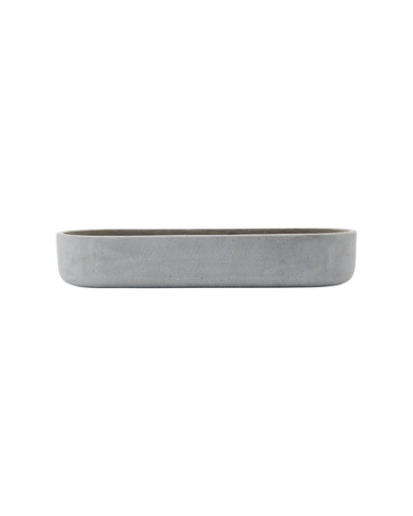 Gray concrete candle holder for 4 taper candles from house Doctor