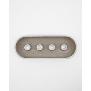 Candle holder for 4 taper candles by House Doctor, top view