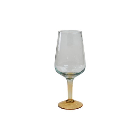 Speedtsberg ølglas med gul fod