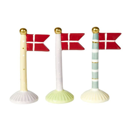 Spidsflag 14 cm højt 