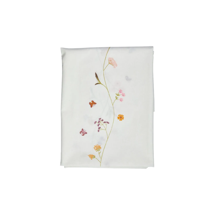 Speedtsberg coated dug med blomster og sommerfugle