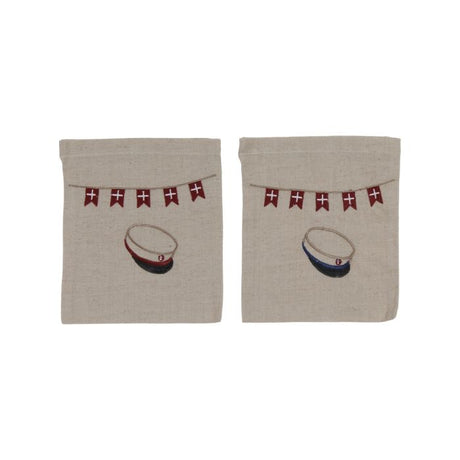 Studenterpose hørfarvet