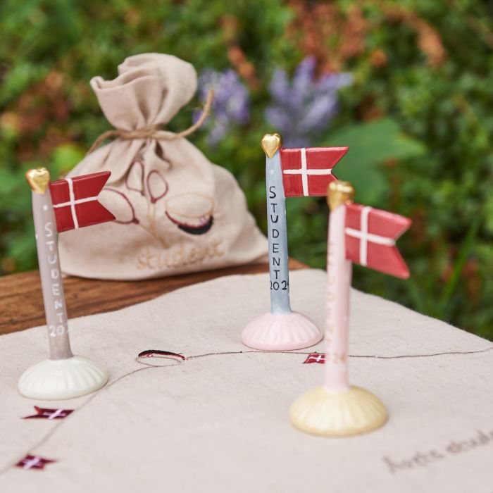 Bordløber rød student hørfarvet