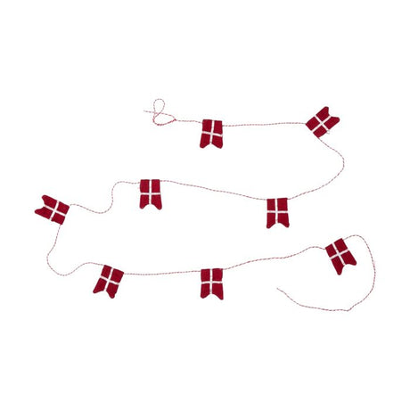 Flagranke med 8 små splitfag 190 cm lang