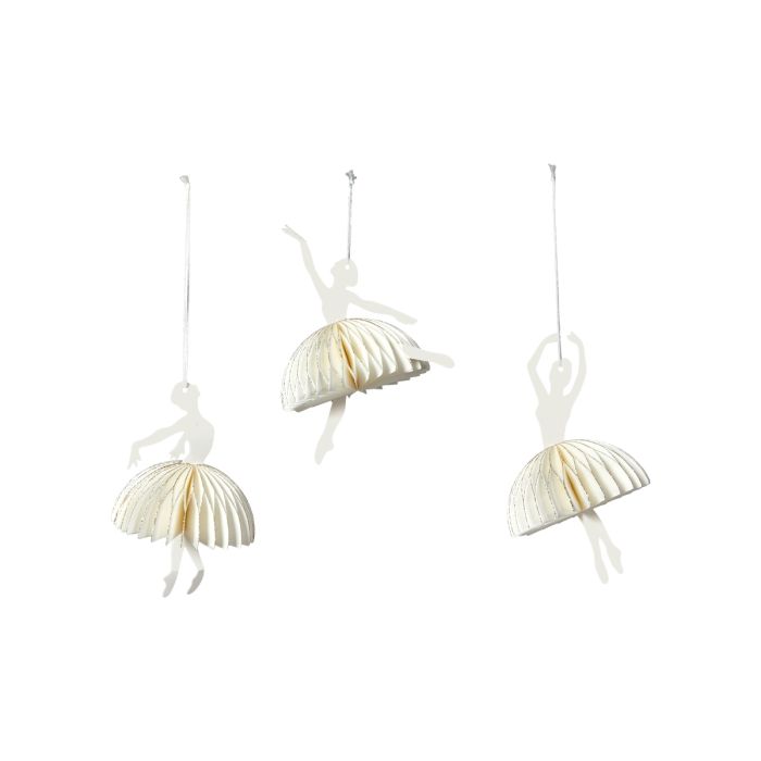 Papirpynt Dansende ballerina med skørt