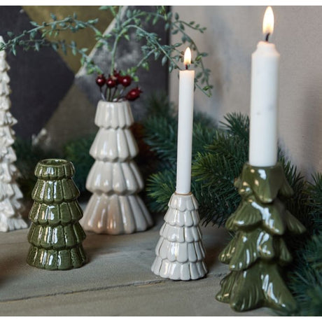 Lysestage træ 10 cm højt