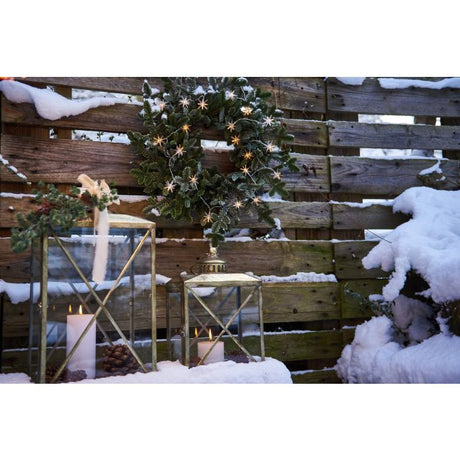 Lyskæde med stjerner og 20 LED-lys