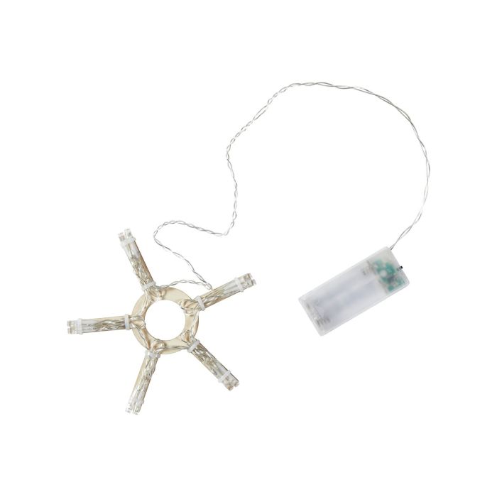 Lyskæde til stjerner med batteriboks. 