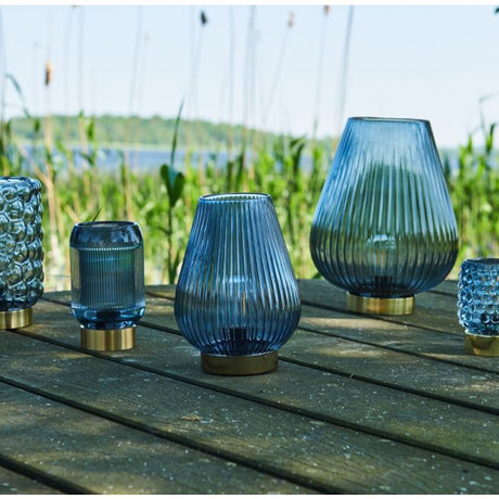 Speedtsberg Lampe med LED blå med riller