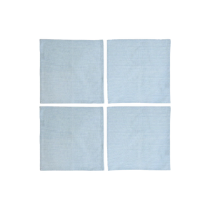 Fire Speedtsberg stofservietter lyseblå striber