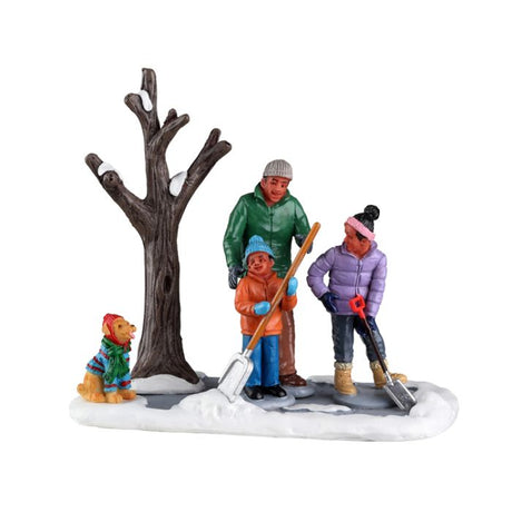 Shoveling The Driveway