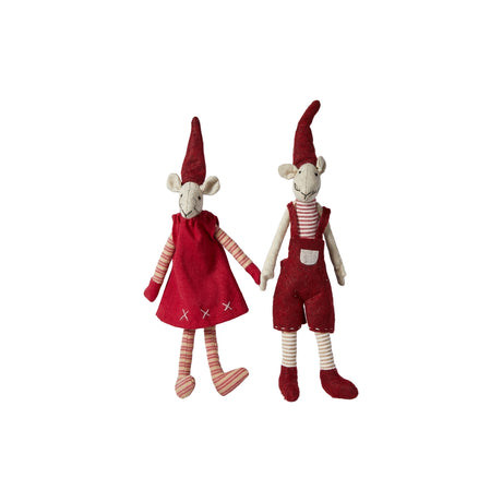 Noa & Nelli dolls with magnets, 20 cm tall, from Speedtsberg, in soft fabric