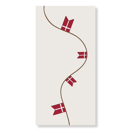 Servietter med flagranke