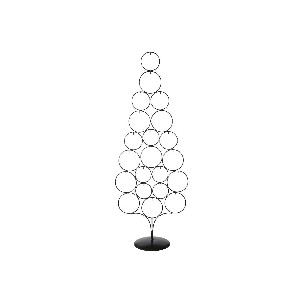 Black metal Christmas tree, 122 cm tall, from Speedtsberg