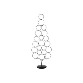Black metal Christmas tree, 122 cm tall, from Speedtsberg