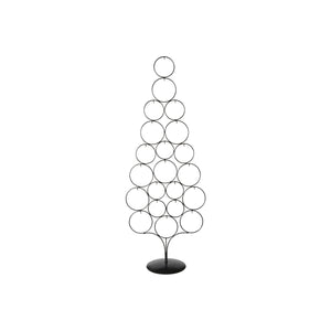 Black metal Christmas tree, 122 cm tall, from Speedtsberg