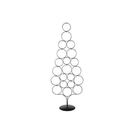Black metal Christmas tree, 122 cm tall, from Speedtsberg