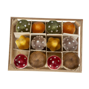 Små svampe i æske med 12 stk.