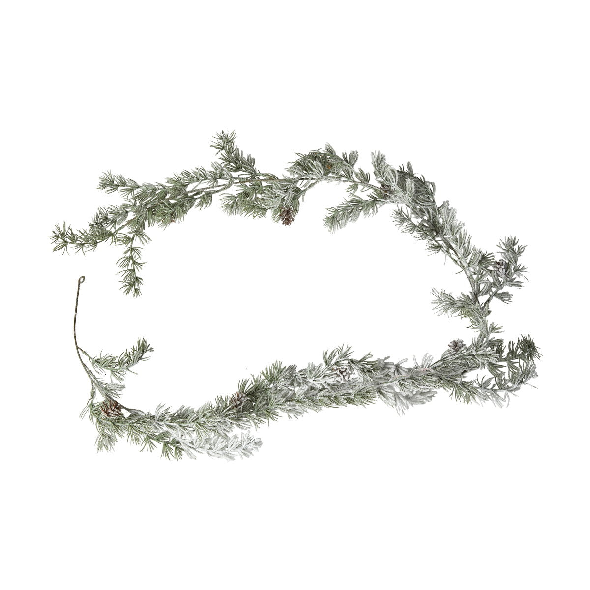 Artificial frosted cedar garland from Speedtsberg, 170 cm long