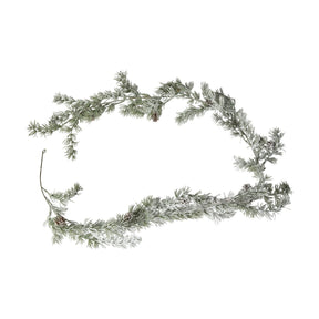 Artificial frosted cedar garland from Speedtsberg, 170 cm long