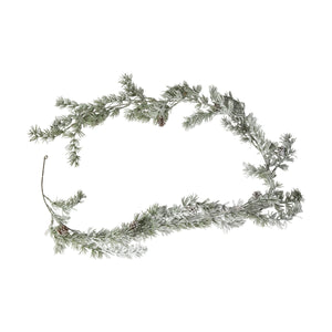 Artificial frosted cedar garland from Speedtsberg, 170 cm long