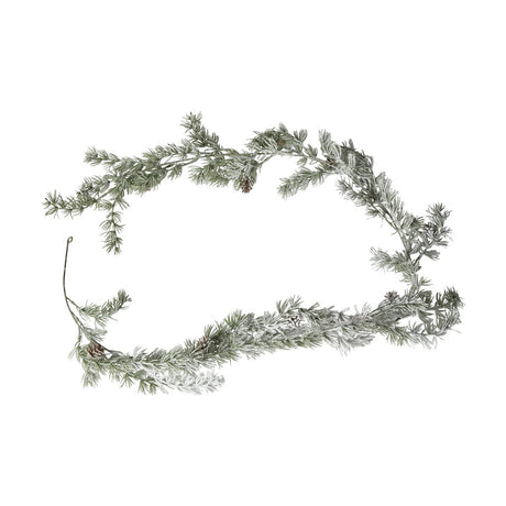 Artificial frosted cedar garland from Speedtsberg, 170 cm long