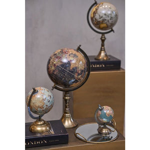 Globus med fod 21 cm høj