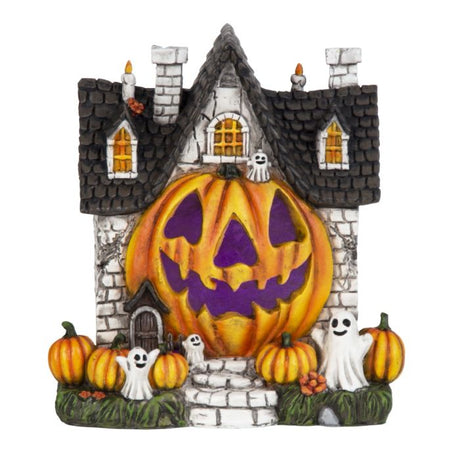 Halloweenhus med spøgelser