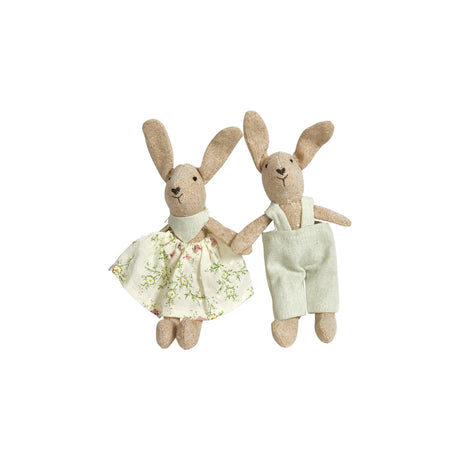 Lulu og Nico kanin med magneter i poterne fra Speedtsberg