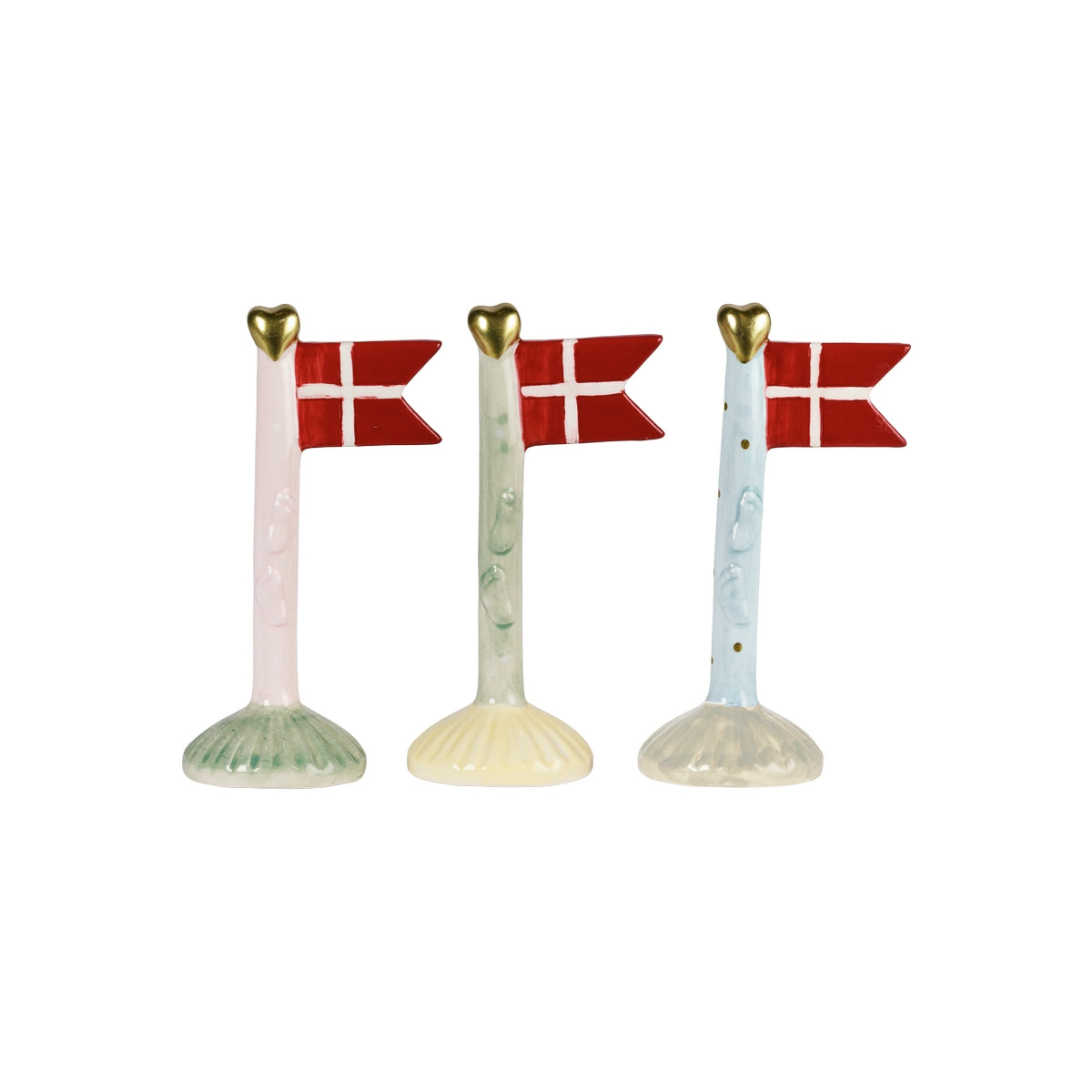 Flag i keramik med Babyfødder fra Speedtsberg