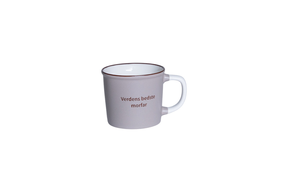 Kop til verdens bedste morfar i porcelæn fra Speedtsberg