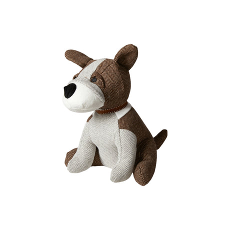 Dørstopper brun og hvid hund fra Speedtsberg