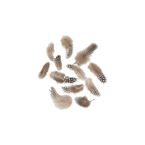 Fjer med perlehønemønster fra Speedtsberg