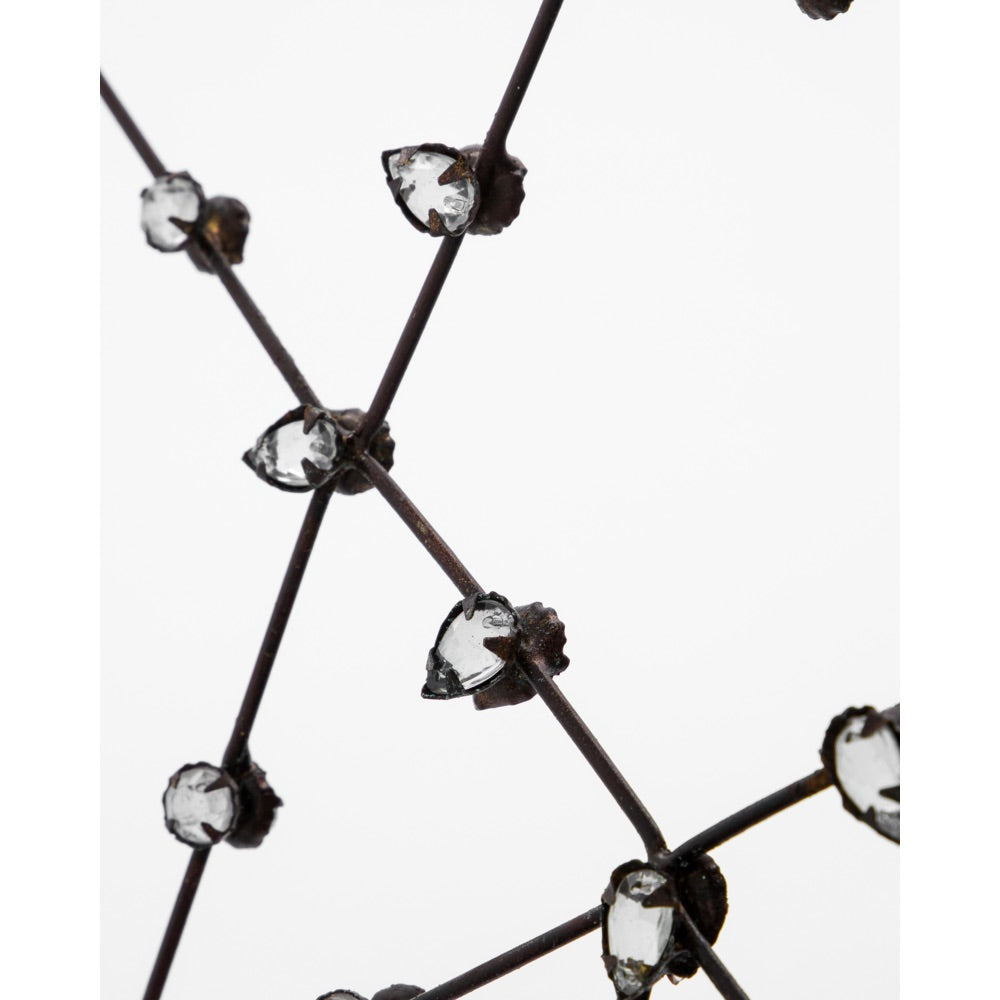 Close-up of acrylic beads on the top star from House Doctor
