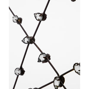 Close-up of acrylic beads on the top star from House Doctor
