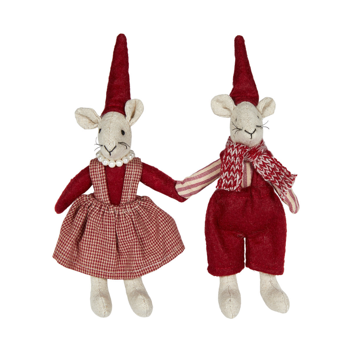 Noa & Nelli fabric figures with magnetic paws, 14 cm tall, from Speedtsberg