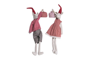 Noa & Nelli with sack, 50 cm tall, from Speedtsberg
