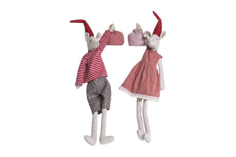 Noa & Nelli with sack, 50 cm tall, from Speedtsberg